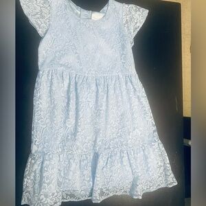 Girls dress color, blue no snags  no rips no stains only worn once
